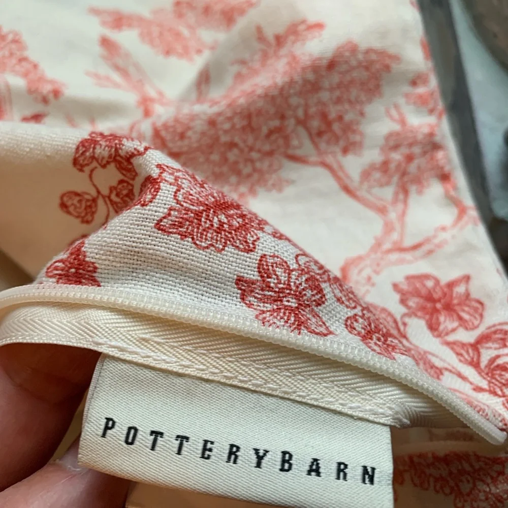 Pottery Barn Floral Pillow Covers